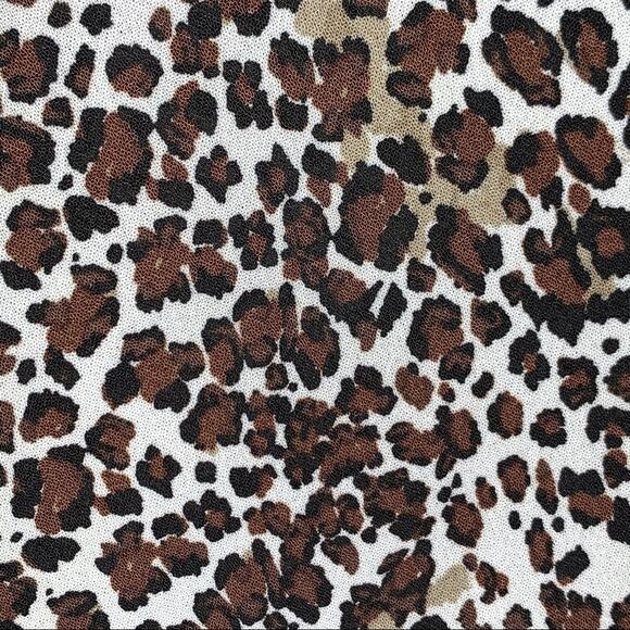 NWT 1 State 1/2 sleeve animal print twist top size XS - Picture 4 of 7